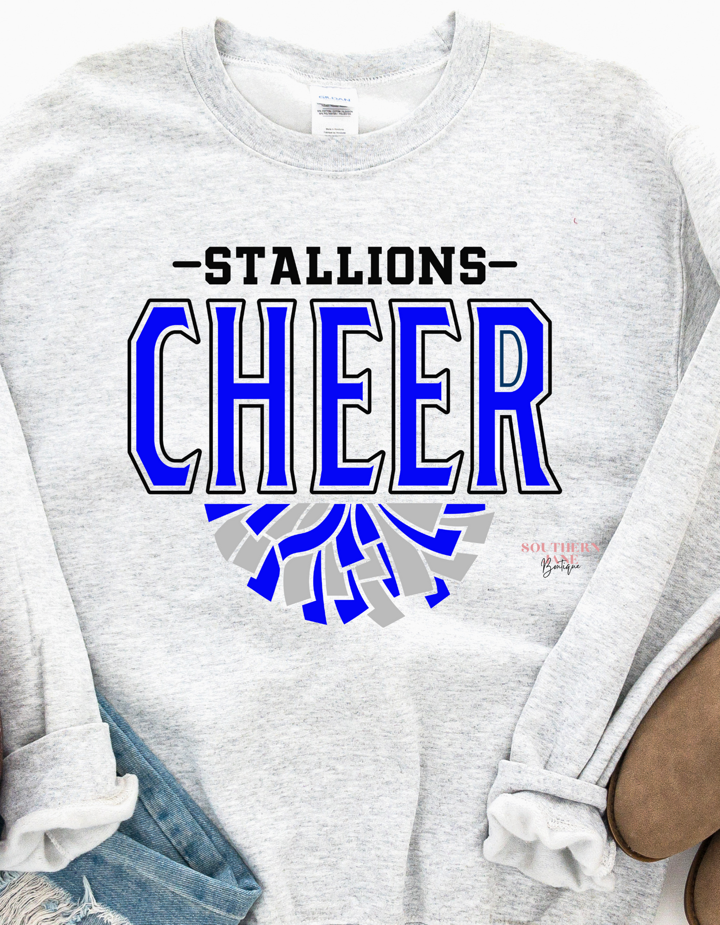 Stallions Cheer Crewneck