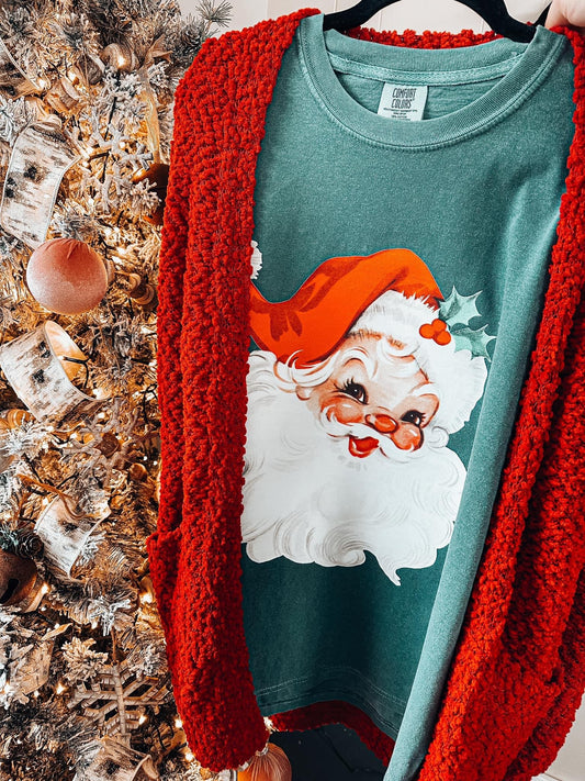 Vintage Santa Long Sleeve