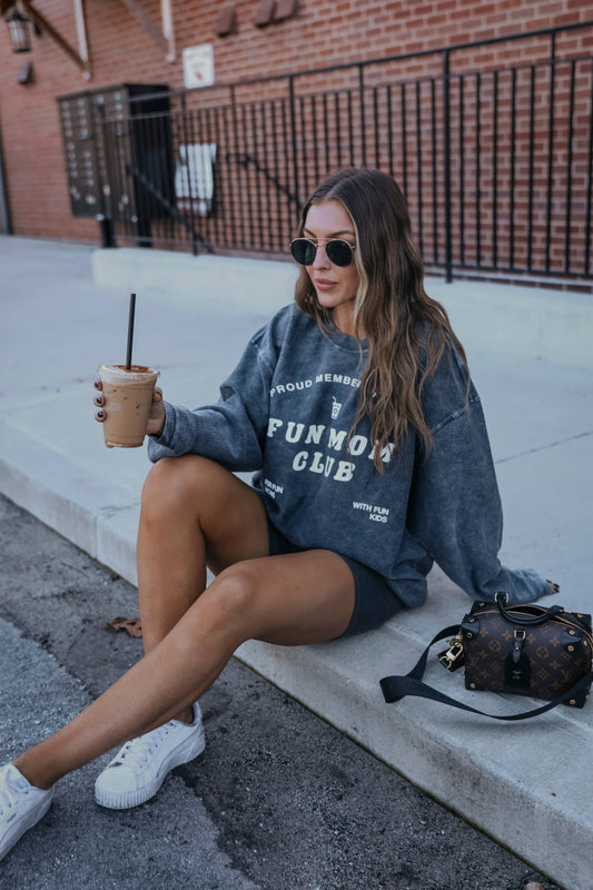 Fun Mom Club Corded Sweatshirt