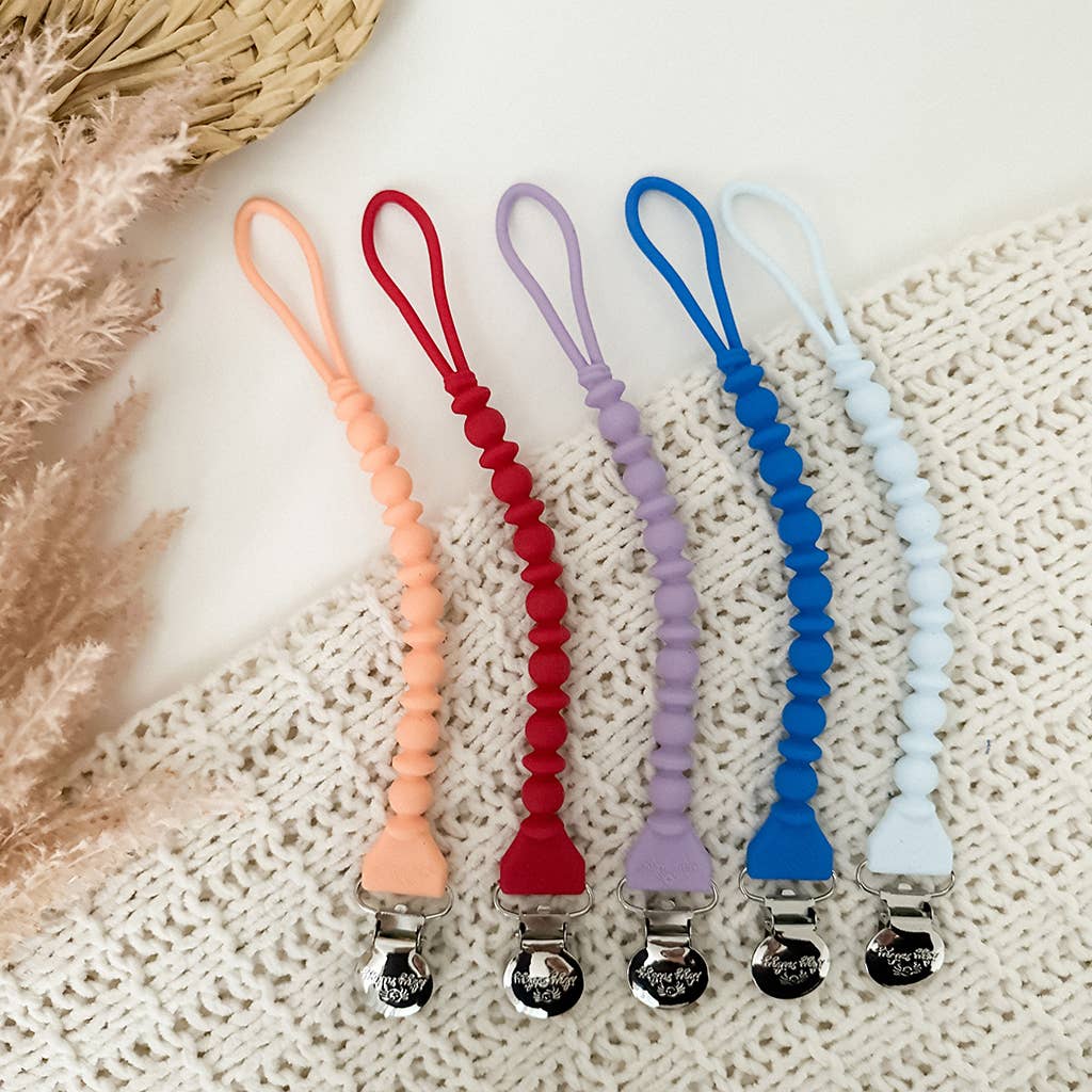 Sweetie Strap™ Silicone One-Piece Pacifier Clips