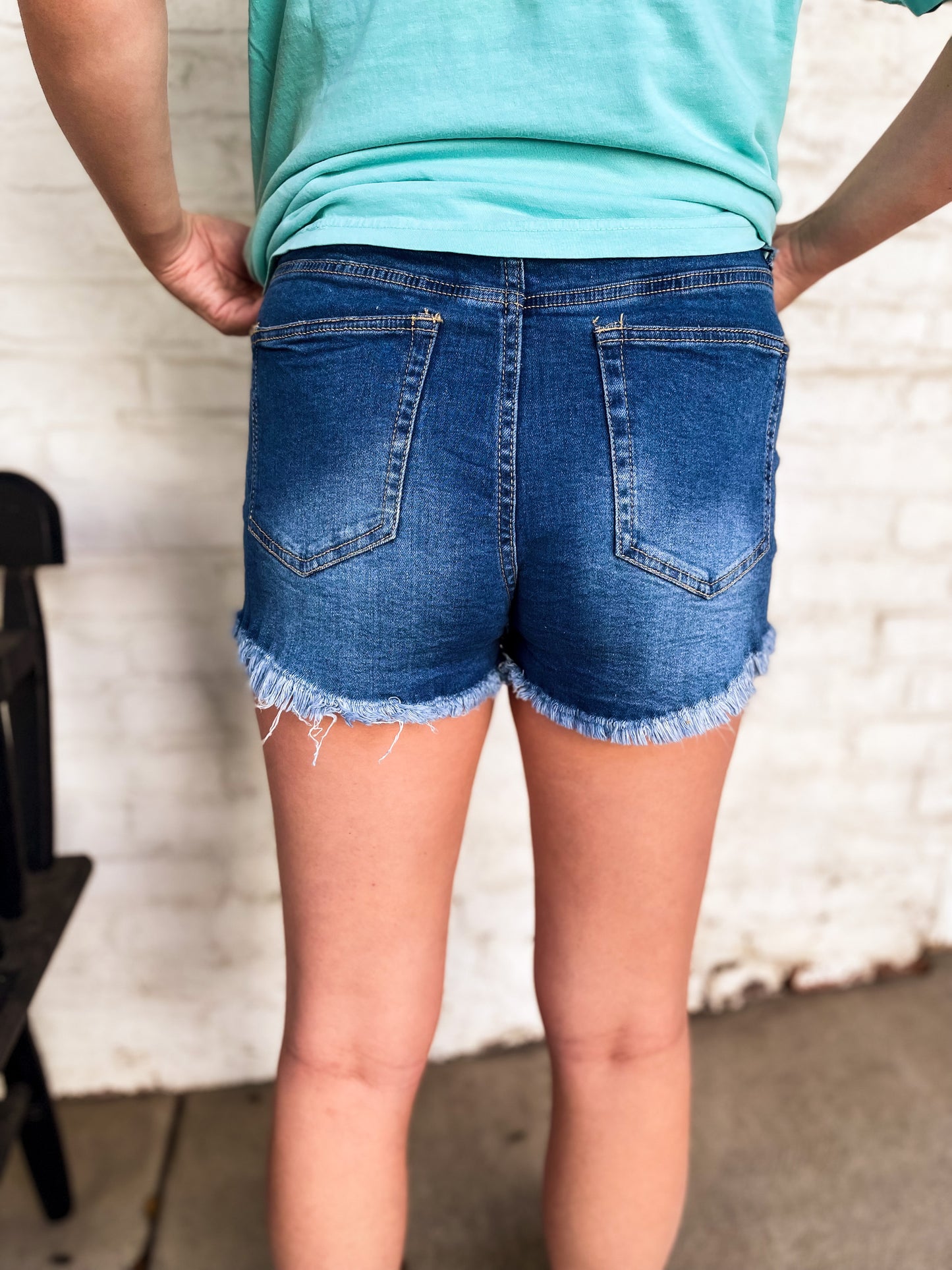 Something Blue Denim Shorts